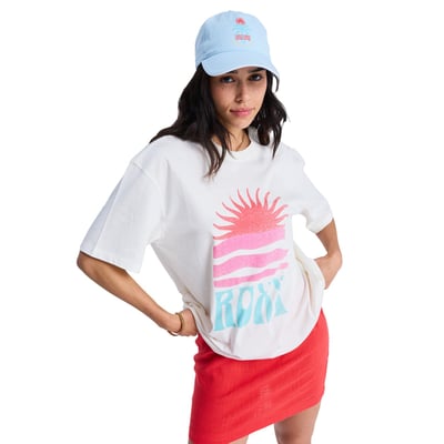 T-Shirt, manches courtes, col rond, . ROXY