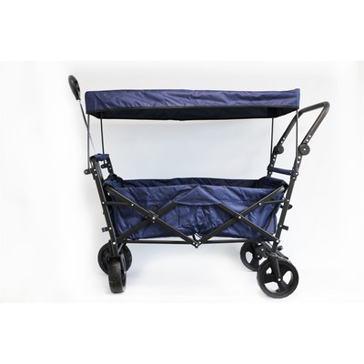 Chariot de transport Premium XXL bleu marine avec toit VEDES