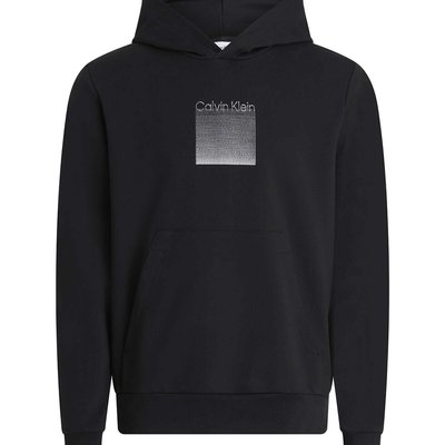 Felpa con cappuccio logo ricamato CALVIN KLEIN