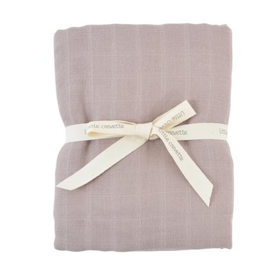 Maxi-lange coton bio uni LILAS LITTLE CREVETTE