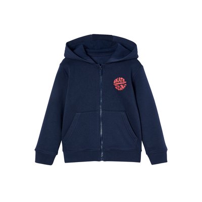 Sweat zippé à capuche Basics VERTBAUDET