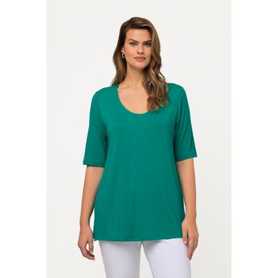 T-shirt à col V et manches courtes. Doublé ULLA POPKEN