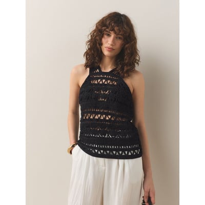Débardeur à dos nu en crochet NEXT