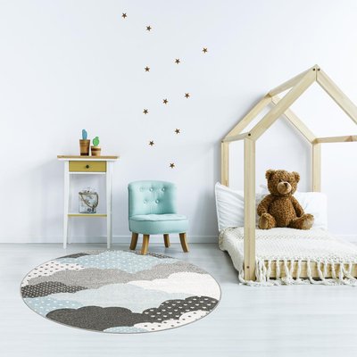 Tapis enfant tissé CLOUDY UN AMOUR DE TAPIS