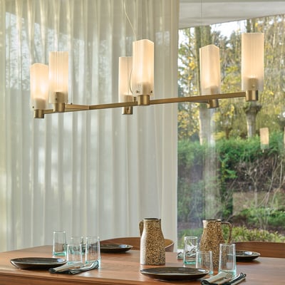 Strozzi Glass and Steel Pendant Lamp, Designed By Emmanuel Gallina AM.PM X EMMANUEL GALLINA
