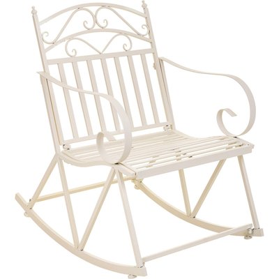 Fauteuil à bascule  en métal style forge élégant RECOLLECTION