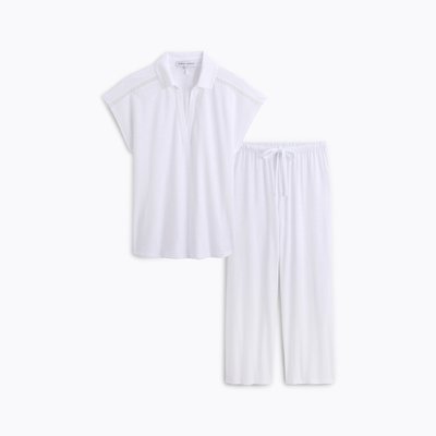 Pyjama col polo en jersey, MATHILDE LAURENCE TAVERNIER