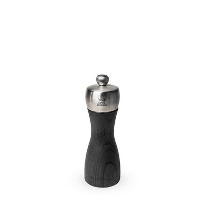Fidji Moulin à poivre manuel en bois et inox, collection graphite, 15 cm - 6in PEUGEOT