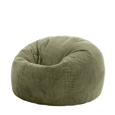 Pouf classique velours côtelé Oeko-Tex® - KINGSTON ICON