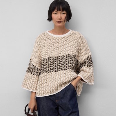 Pull en maille jacquard ADOLFO DOMINGUEZ