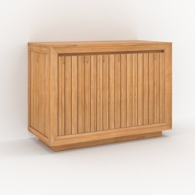 Meuble de salle de bain en bois de teck 110 cm - PERNELLE RENDEZ-VOUS DÉCO