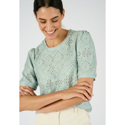 T-shirt en maille ajourée effet dentelle DAMART