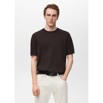 T-shirt maille fine coton MANGO MAN