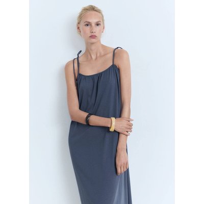Robe coton nœuds MANGO