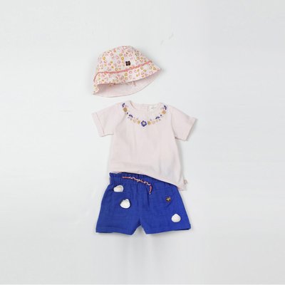 Chapeau imprimé en coton CARREMENT BEAU