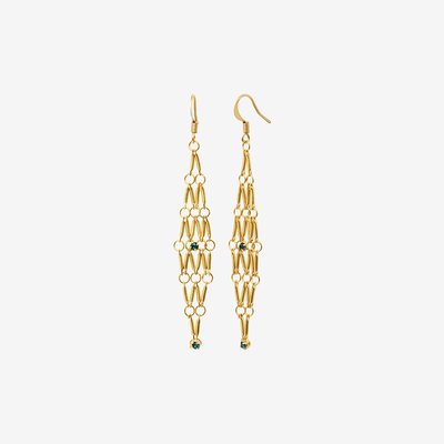 Boucles d'oreilles dorées petit modele - BARBARA CAROLINE NAJMAN