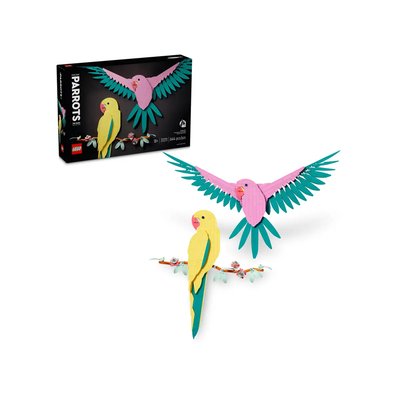 Art La collection Faune – Les perroquets Ara LEGO