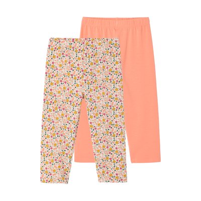Lot de 2 leggings courts VERTBAUDET