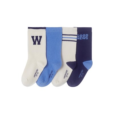 Lot de 4 paires de mi-chaussettes VERTBAUDET