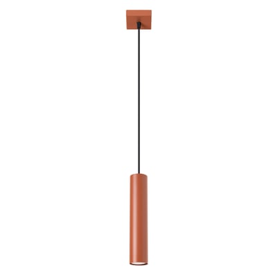 Suspension Acier Ocre Rouge GU10 1 Lagos EDEN
