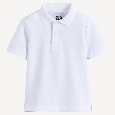 Polo manches courtes en maille piquée unie LA REDOUTE COLLECTIONS