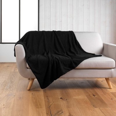 Plaid bouclette unie Wooly DOUCEUR D'INTÉRIEUR