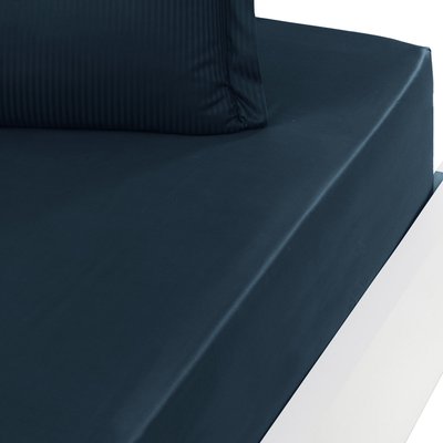 Drap housse uni satin de coton bonnet 40 cm VERSALUXE PLUS SENSEI MAISON