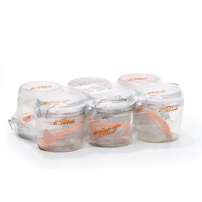 Lot de 6 terrines en verre 350g, LE PARFAIT LE PARFAIT