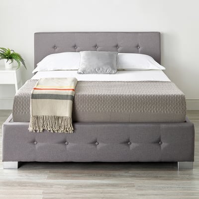 End Lift Linen Ottoman Storage Bed ASPIRE