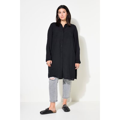 Chemise longue coupe Boxy en modal. Col STUDIO UNTOLD