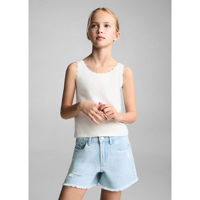 T-shirt bretelles détail brodé MANGO KIDS