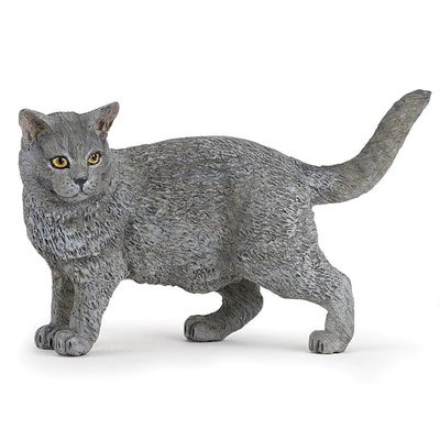 Figurine chat Chartreux PAPO