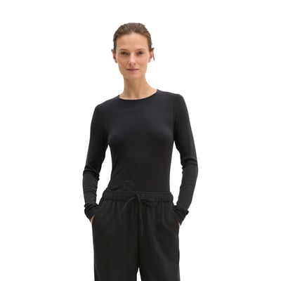 T-shirt long régulier en mélange de TENCEL™ modal et de coton MARC O'POLO