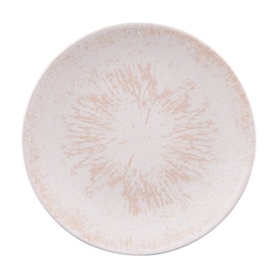 Assiette plate   27 cm crème (lot de 6)-ONYX TABLE PASSION