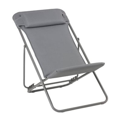 Transat jardin pliant multi-positions avec têtière - MAXI TRANSAT + LAFUMA MOBILIER