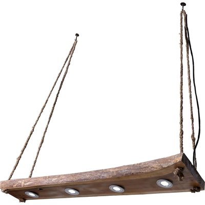 Suspension en bois de teck naturel style authentique RECOLLECTION