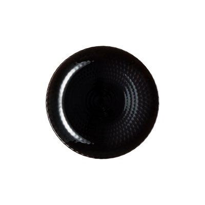Assiette à dessert noire 19 cm Pampille - Luminarc LUMINARC