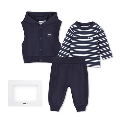 Ensemble pantalon, cardigan et tee-shirt BOSS KIDSWEAR