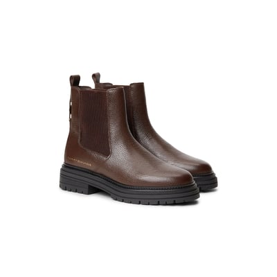 Grained Leather Chelsea Boots TOMMY HILFIGER