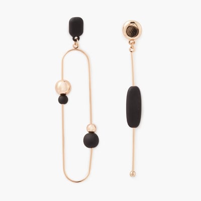 Boucles d'oreilles pendantes asymétrique BALABOOSTE