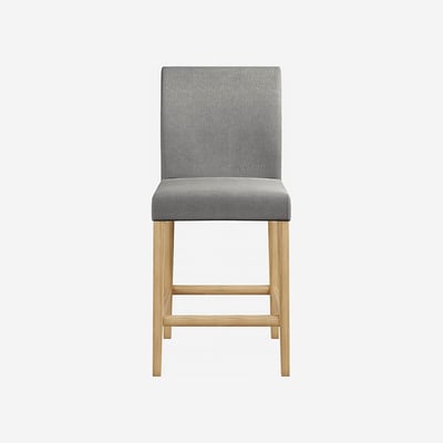 Chaise mi-haute de bar en tissu ELEONORA HABITAT