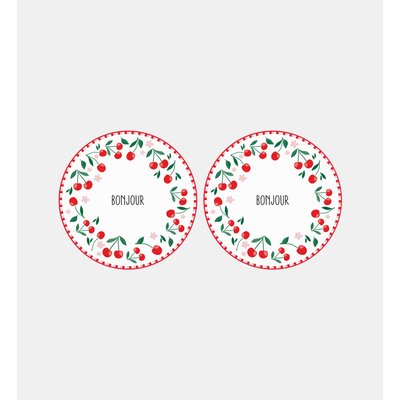 Lot De 2 Assiettes À Dessert EASY LIFE