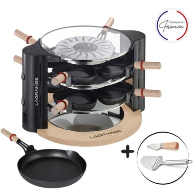 Raclette evolution + accessoires à fromage LAGRANGE