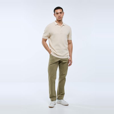Pantalon chino straight en coton BIO MONOPRIX