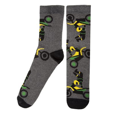 Chaussettes anti-dérapantes mi-hautes détail moto - 27 au 34 ISOTONER