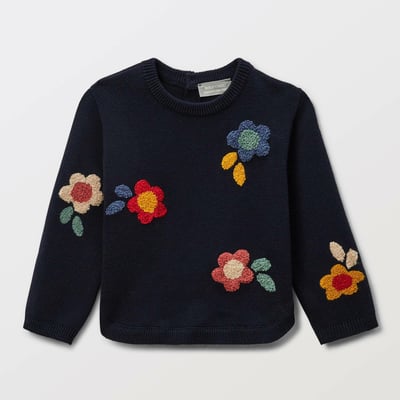 Pull brodé en coton BOUT'CHOU