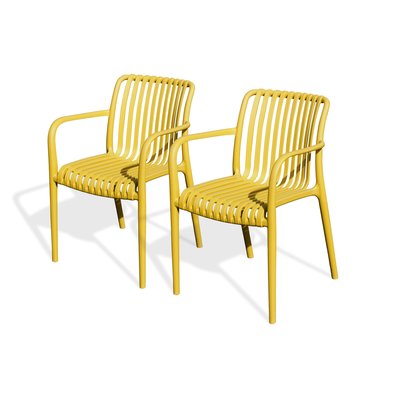 Lot de 2 fauteuils en Polypropylène TIAGO CITY GARDEN