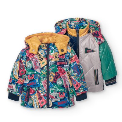 Parka réversible avec capuche et poches zippées BOBOLI