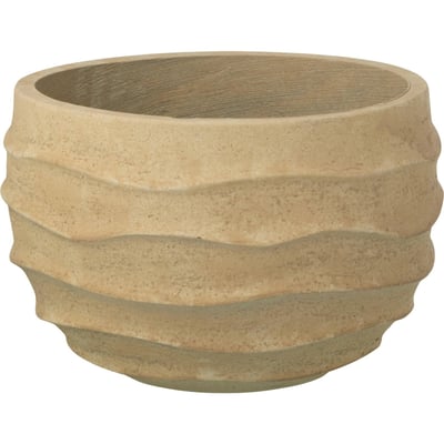 Cache-pot vague en pierre RECOLLECTION
