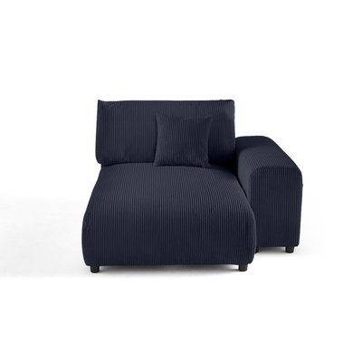 Module d'assise méridienne droit en Velours côtelé - GARANCE LISA DESIGN